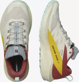 Salomon Sense Ride 5 rainy day/hot sauce/freesia (Damen)