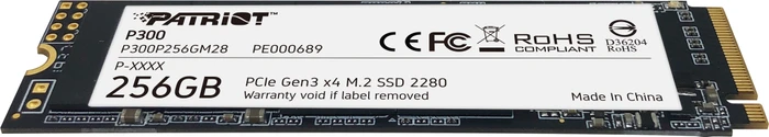 Patriot P300 256GB, M.2 2280 / M-Key / PCIe 3.0 x4