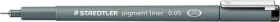 Staedtler Pigmentliner 308 0.05mm schwarz, 3er-Pack
