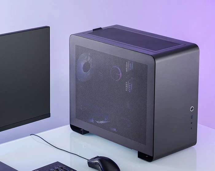 Jonsbo U4 Mini Black Mesh, schwarz
