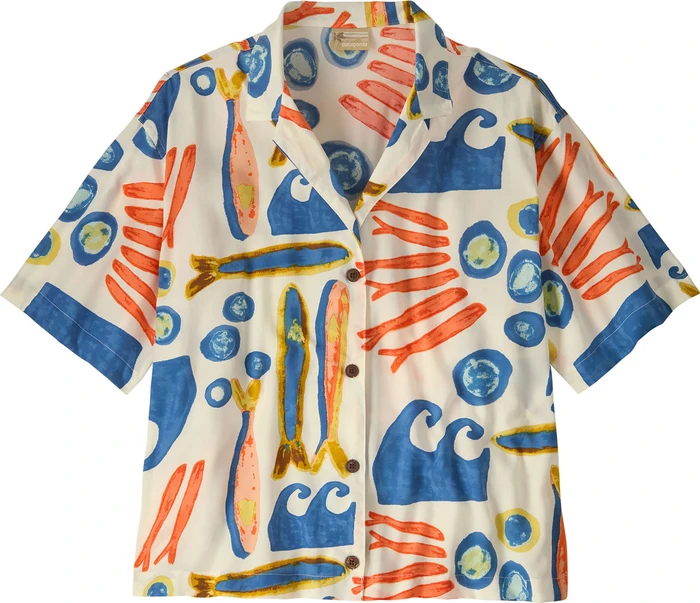 Patagonia Tidal Threads Camp Hemd kurzarm sardines: natural (Damen)