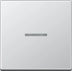 Jung Serie A Wippe mit Lichtleiter, aluminium