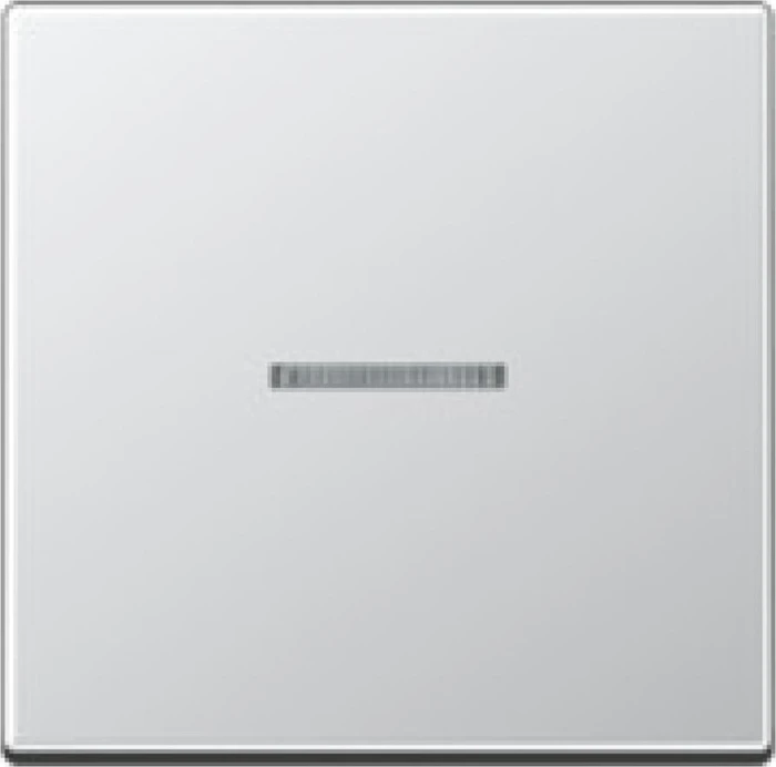 Jung Serie A Wippe mit Lichtleiter, aluminium