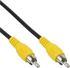 InLine Cinch Kabel 0.5m gelb (89937B)