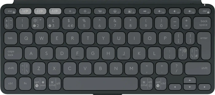 Logitech Keys-To-Go 2, Grafit, Bluetooth, US