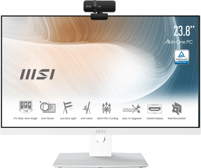 MSI Modern AM241P 11M-081EU, weiß, Core i7-1165G7, 16GB RAM, 512GB SSD