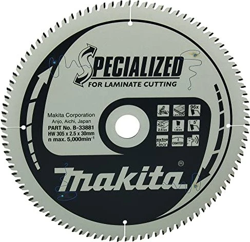 Makita Specialized Kreissägeblatt 96Z, 305x2.5x30mm, 1 Stück