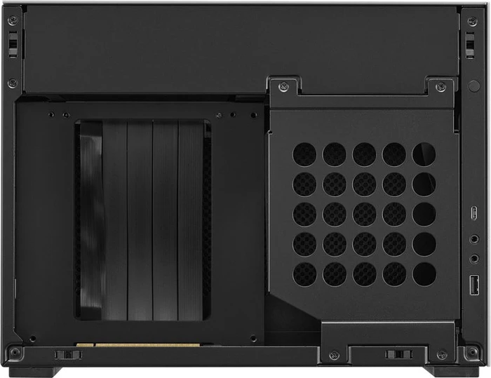 Lian Li DAN Cases A4-H2O, PCIe 4.0, silber, Mini-ITX