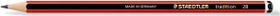 Staedtler Tradition 110 Bleistift 2B graphit, schwarz/rot