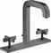 Hansgrohe AXOR Citterio 3-Loch Waschbeckenarmatur mit Kreuzgriffen und Platte Vorschaubild