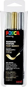 Uni-Ball POSCA PCF-350 Acrylmarker sortiert, 3er-Set