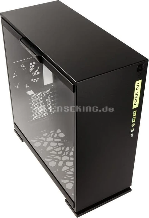 In Win 303C, schwarz, Glasfenster