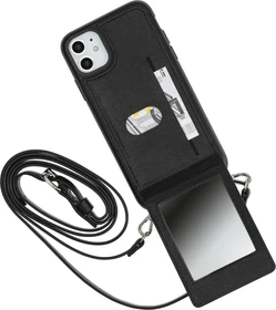 Hama Cross-Body-Cover Mirror für Apple iPhone 11 schwarz