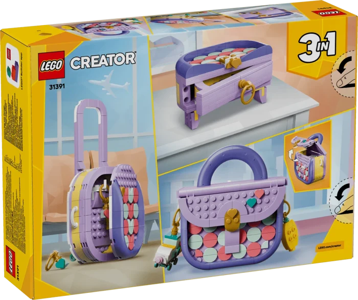 LEGO Creator 3in1 - Modische Tasche mit Staufach