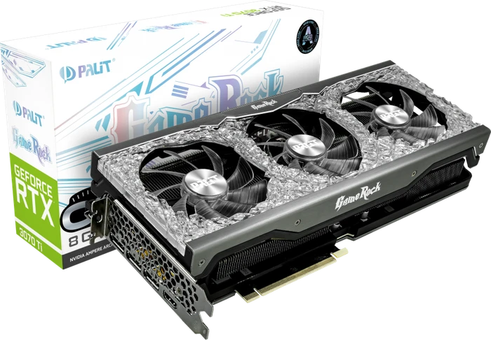 Palit GeForce RTX 3070 Ti GameRock OC, 8GB GDDR6X, HDMI, 3x DP