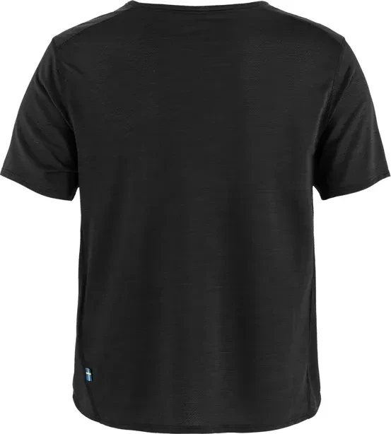 Fjällräven Abisko Lite Funktionsshirt kurzarm schwarz (Damen)