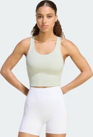 adidas All Me Medium-Support Bra Tanktop Sport-BH halo green (Damen)