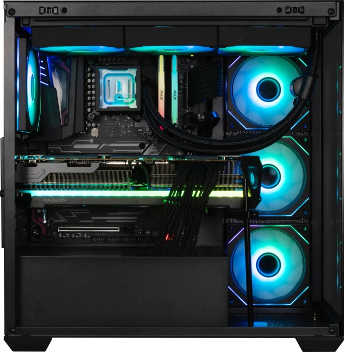 BitFenix CETO Black, 4A, Lüfter LED ARGB, Glasfenster