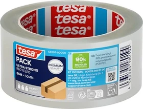 tesa Eco & Ultra Strong ecoLogo Universal Versandklebeband transparent, 50mm/66m, 1 Stück