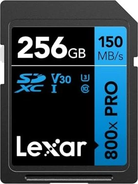 Lexar BLUE Series 800x PRO, SD UHS-I U1 / UHS I U3, V10 / V30