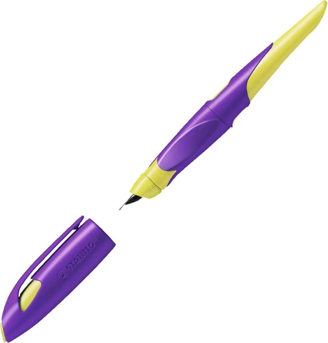 STABILO EASYbirdy violett/gelb, rechte Hand, mittel, Blister