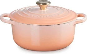 Le Creuset Signature Gusseisen Bräter rund 24cm 4.2l peche
