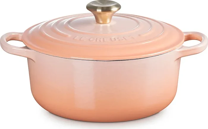Le Creuset Signature Gusseisen Bräter rund 24cm 4.2l peche