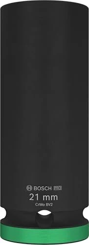 Bosch Professional PRO Impact Außensechskant Steckschlüssel 1/2", 21x77mm, 1 Stück