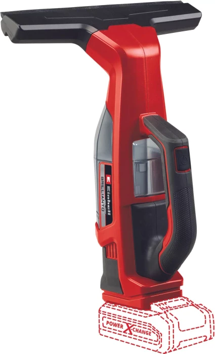 Einhell BRILLIANTO Akku-Fenstersauger solo