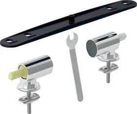 Geberit Set Scharniere für WC-Sitz, Absenkautomatik, QuickRelease mechanisch