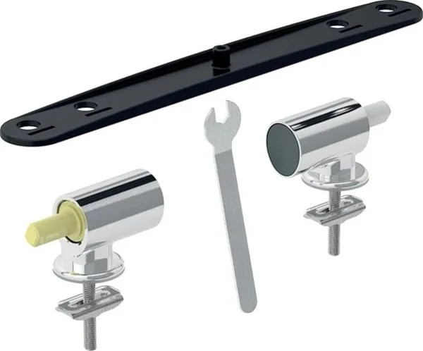 Geberit Set Scharniere für WC-Sitz, Absenkautomatik, QuickRelease mechanisch