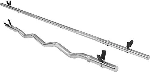 Gorilla Sports Federverschluss Hantelstangen Set