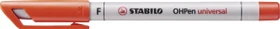 STABILO OHPen universal wasserlöslich F rot, 10er-Pack