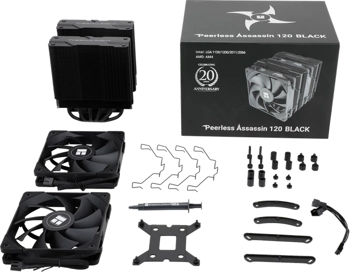 Thermalright Peerless Assassin 120 Black, schwarz