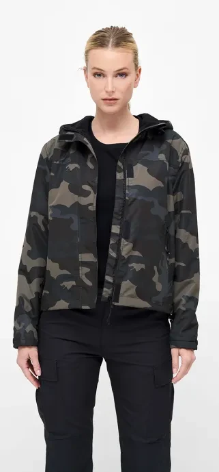 Brandit Windbreaker Frontzip Jacke darkcamo (Damen)