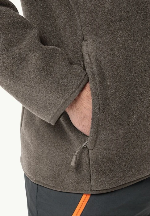 Jack Wolfskin Waldsteig FZ Funktionsjacke cold coffee (Herren)