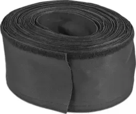 DeLOCK Geflechtschlauch mit Klettverschluss hitzebeständig, 30mm, 10m, schwarz