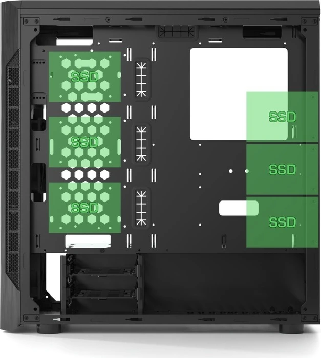 Endorfy SilentiumPC Armis AR7 TG RGB, Glasfenster