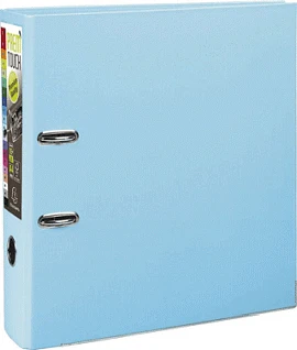 Exacompta Maxi Prem'Touch Ordner 2-Ring, 80mm, A4, hellblau, 10er-Pack