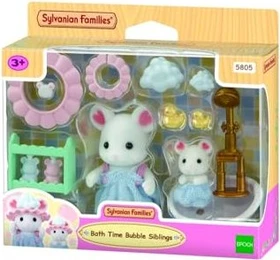 Epoch Sylvanian Families - Sets mit Figuren und Möbeln - Marshmallow Mäuse Badespaß Spielset