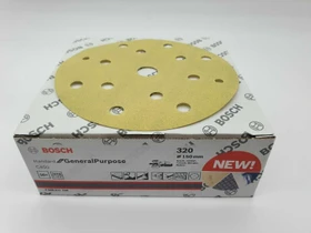 Bosch Professional C450 Standard for General Purpose Schleifblatt K320, 150mm, 50 Stück