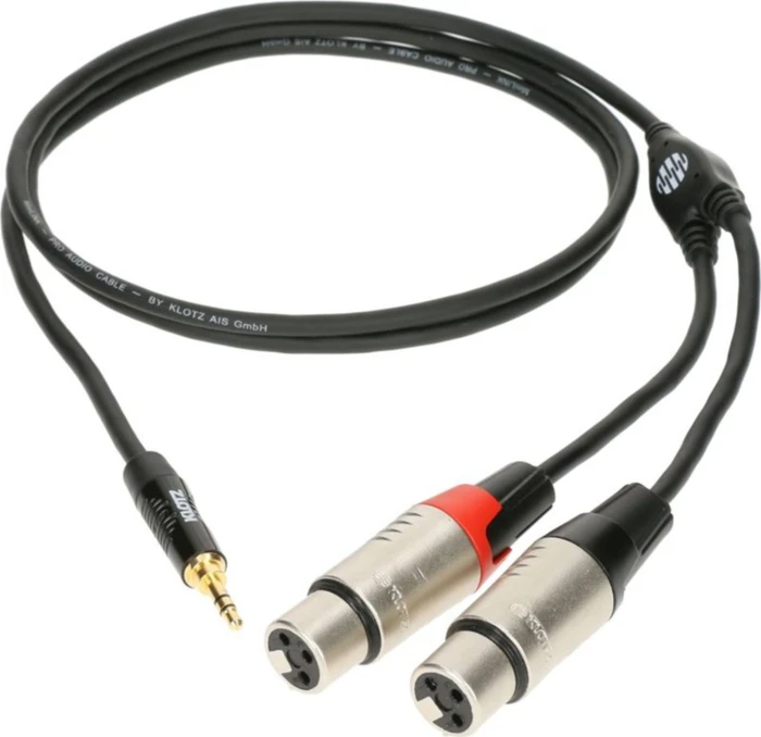 Klotz MiniLink 3.5mm Klinke/2x XLRf 3.0m