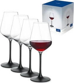 Villeroy & Boch Manufacture Rock Rotweinglas, 4 Stück