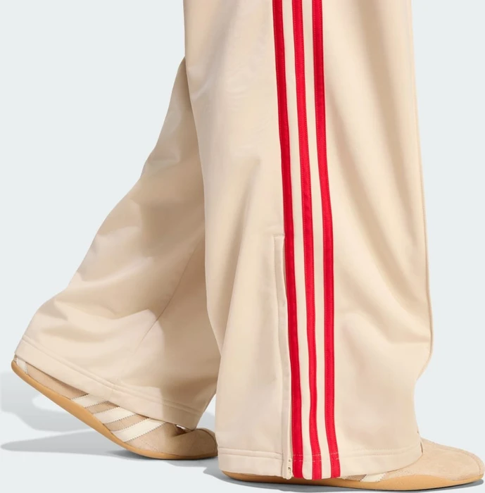 adidas Firebird Trainingshose lang crystal linen/better scarlet (Damen)