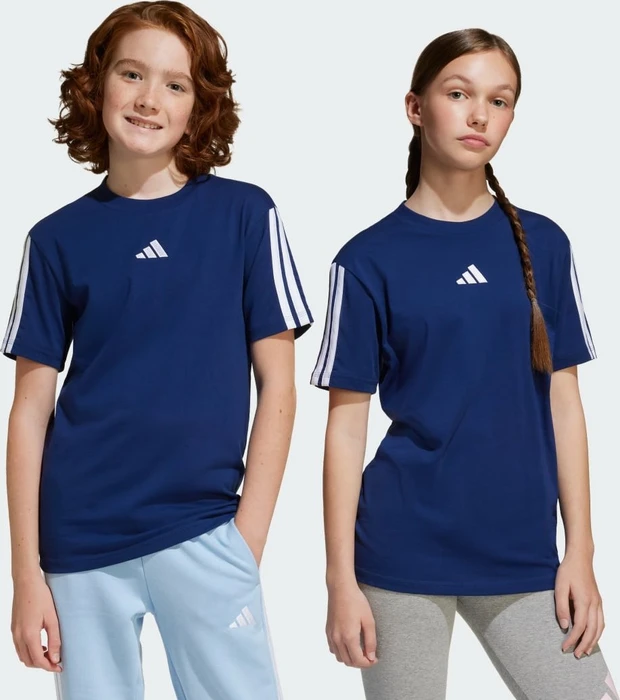 adidas Essentials T-Shirt kurzarm dark blue/white (Junior)