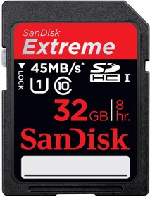 SanDisk Extreme HD Video R45 32GB, UHS-I, Class 10