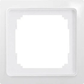 Eltako R1UE55-wg 1-fach-Universalrahmen im E-Design55, reinweiß glänzend