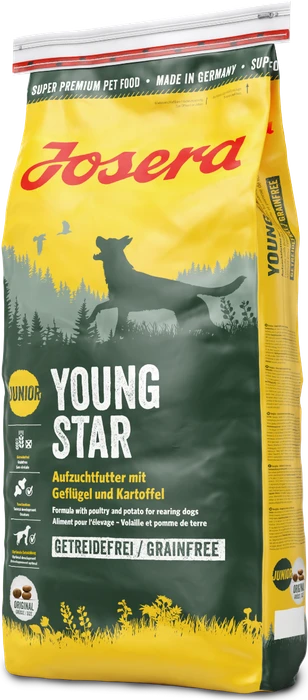 Josera Nature Youngstar, mit Geflügel & Kartoffel, 30kg (2x 15kg)