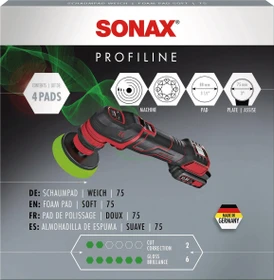 Sonax Profiline SchaumPad weich 75, 4Stk.