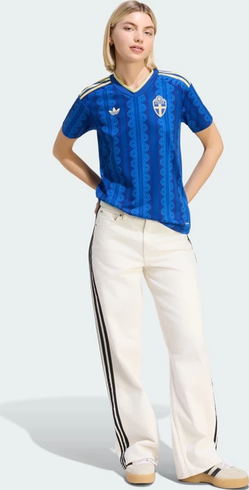 adidas FIFA WM 2026 Schweden Auswärtstrikot kurzarm royal blue (Damen)